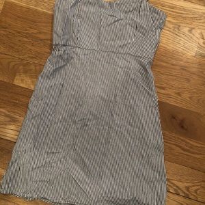 Brandy Melville Blue, White strap mini dress.  One size fits small.